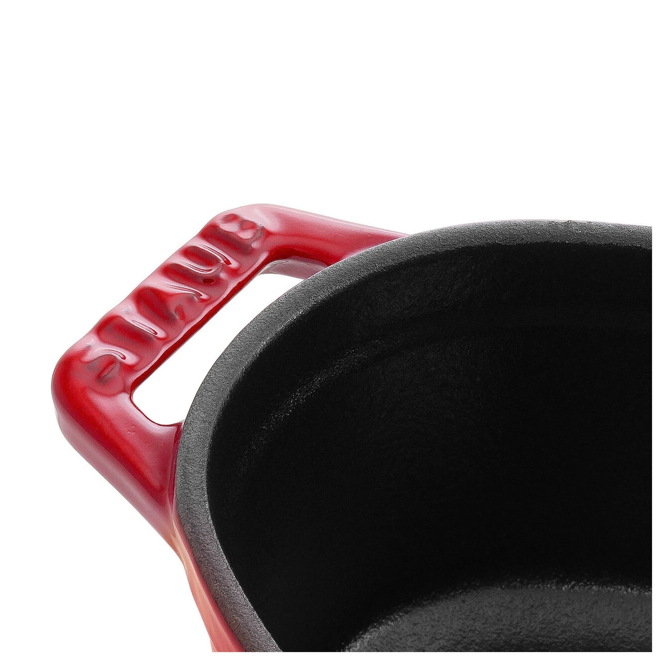 Staub Mini Cocotte 11 Cm, Oval, Kirsch-Rot, Gusseisen – Bild 3