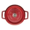 Staub Cocotte 18 Cm, Rund, Kirsch-Rot, Gusseisen 2 Staub Cocotte 18 Cm, Rund, Kirsch-Rot, Gusseisen -Staub Geschäft 40509 814 0 1