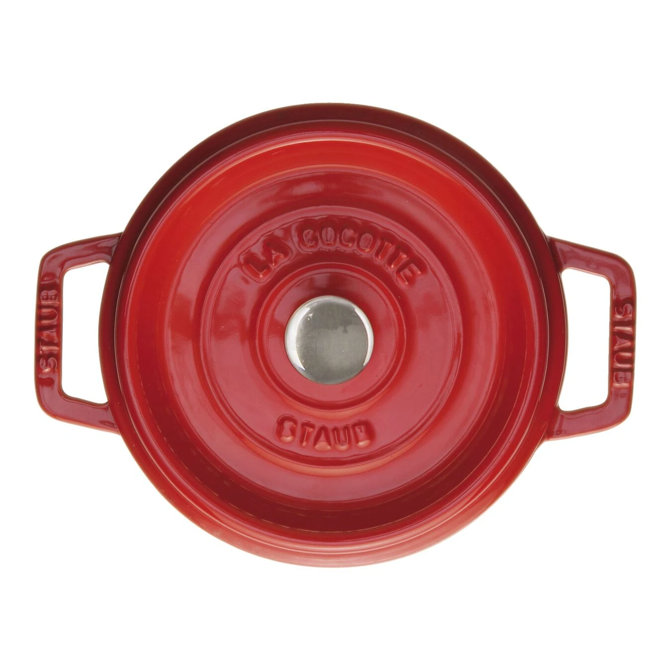 Staub Cocotte 18 Cm, Rund, Kirsch-Rot, Gusseisen 3 Staub Cocotte 18 Cm, Rund, Kirsch-Rot, Gusseisen