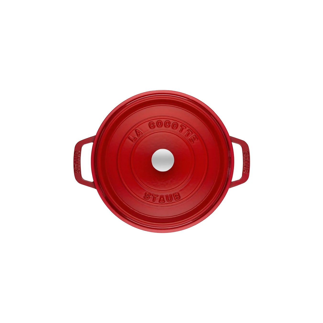 Staub Cocotte 30 Cm, Rund, Kirsch-Rot, Gusseisen 6 Staub Cocotte 30 Cm, Rund, Kirsch-Rot, Gusseisen – Bild 4
