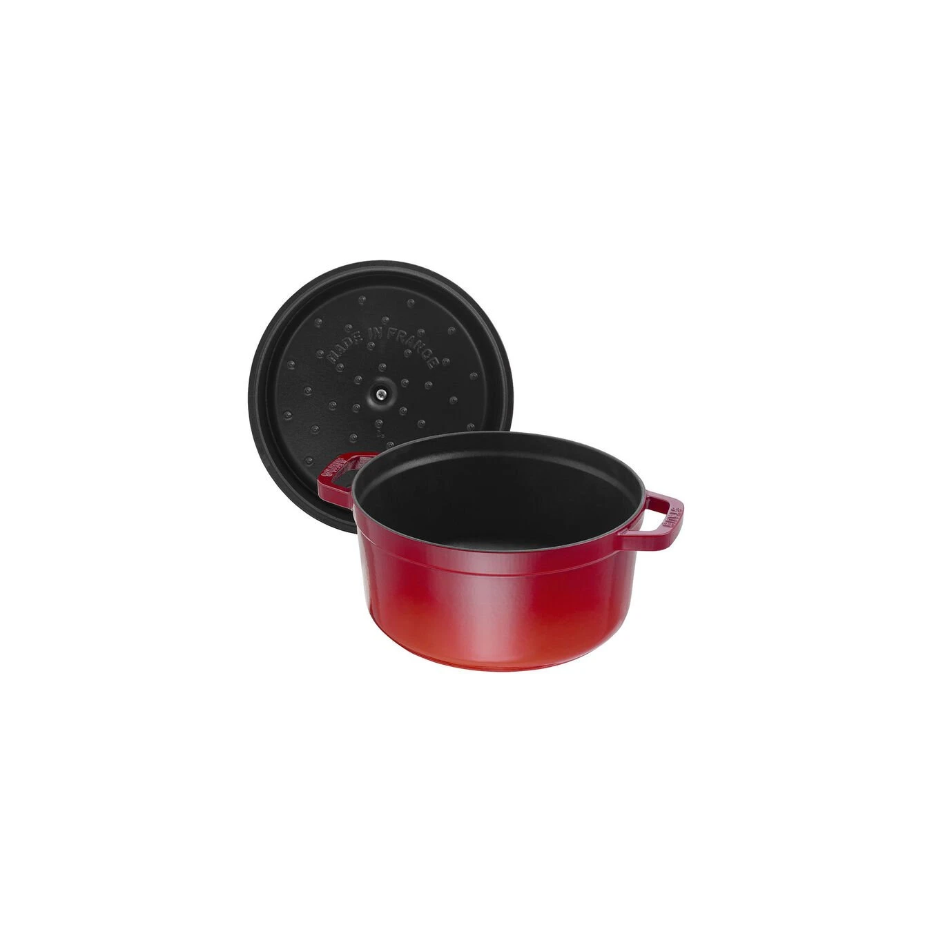 Staub Cocotte 18 Cm, Rund, Kirsch-Rot, Gusseisen 8 Staub Cocotte 18 Cm, Rund, Kirsch-Rot, Gusseisen – Bild 6