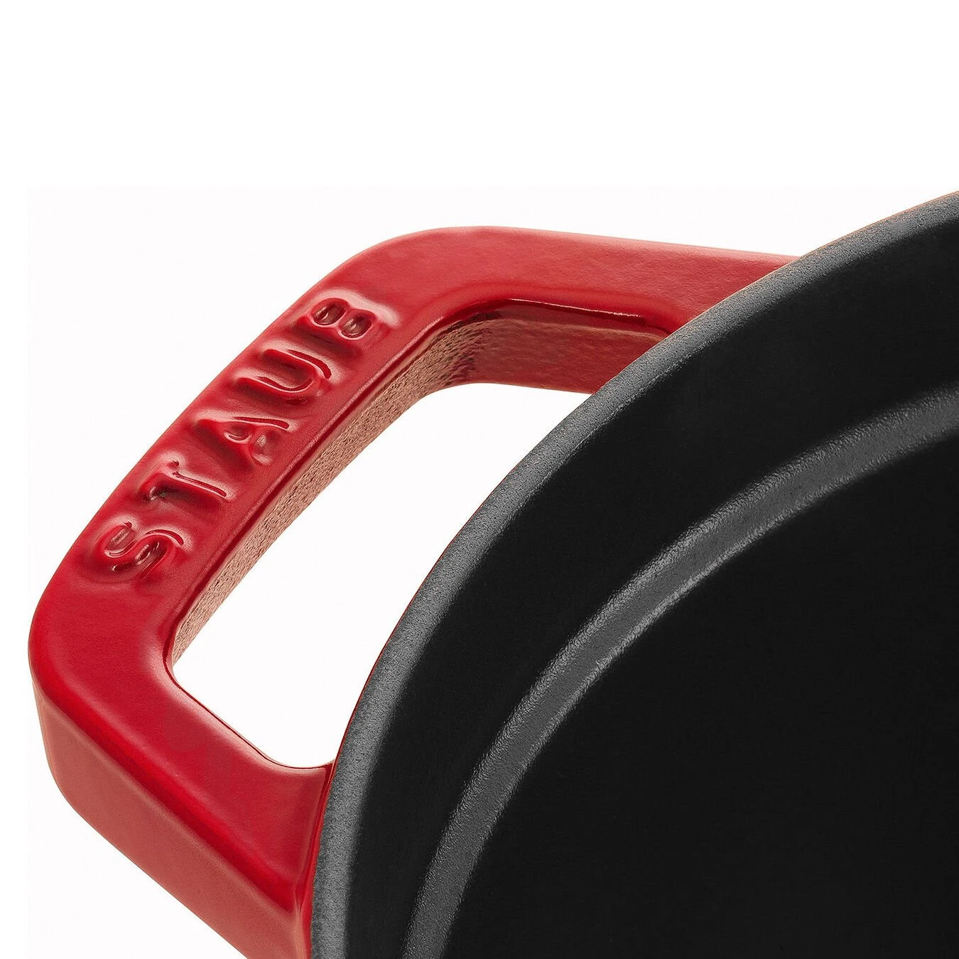 Staub Cocotte 33 Cm, Oval, Kirsch-Rot, Gusseisen 5 Staub Cocotte 33 Cm, Oval, Kirsch-Rot, Gusseisen – Bild 3