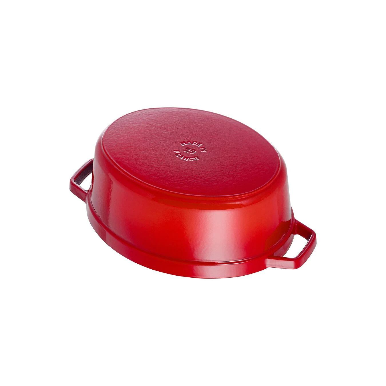 Staub Cocotte 29 Cm, Oval, Kirsch-Rot, Gusseisen 4 Staub Cocotte 29 Cm, Oval, Kirsch-Rot, Gusseisen – Bild 2