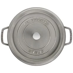 Staub Cocotte 30 Cm, Rund, Graphit-Grau, Gusseisen -Staub Geschäft 40509 862 0 000000887
