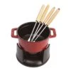 Staub Mini Fondue Set 10 Cm, Kirsch-Rot -Staub Geschäft 40509 900 0 1