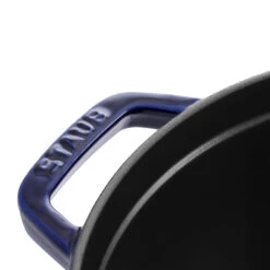 Staub Cocotte 22 Cm, Rund, Dunkelblau, Gusseisen -Staub Geschäft 40510 265 0 3