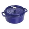 Staub Cocotte 22 Cm, Rund, Dunkelblau, Gusseisen -Staub Geschäft 40510 283 0 3