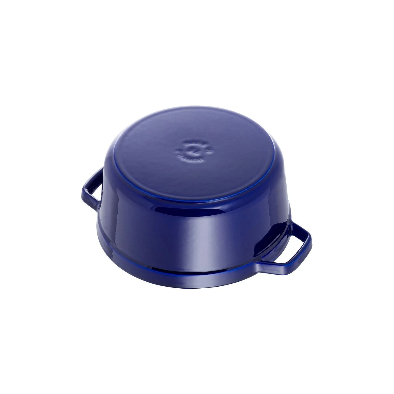 Staub Cocotte 30 Cm, Rund, Dunkelblau, Gusseisen 4 Staub Cocotte 30 Cm, Rund, Dunkelblau, Gusseisen – Bild 2