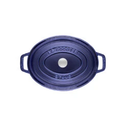 Alternative view of Staub Cocotte 29 Cm, Oval, Dunkelblau, Gusseisen