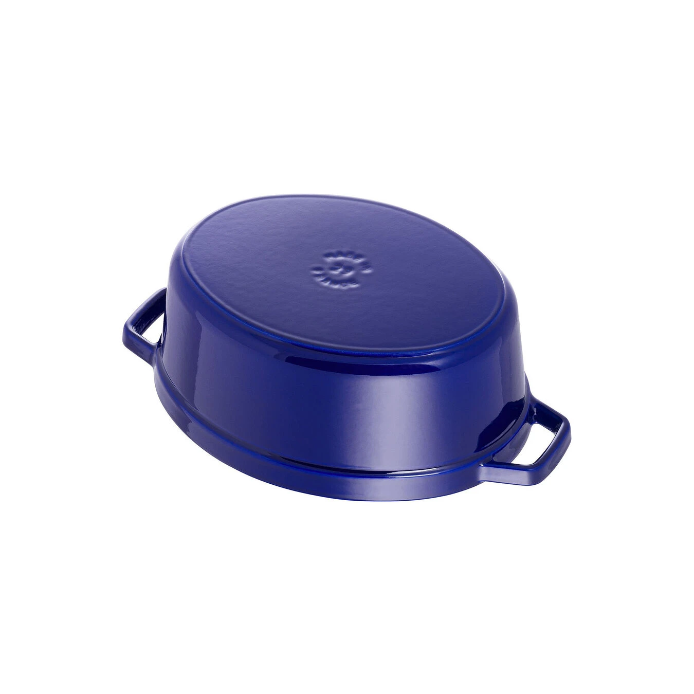 Staub Cocotte 29 Cm, Oval, Dunkelblau, Gusseisen 6 Staub Cocotte 29 Cm, Oval, Dunkelblau, Gusseisen – Bild 4