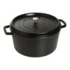 Staub Cocotte 34 Cm, Rund, Schwarz, Gusseisen -Staub Geschäft 40510 307 0 1