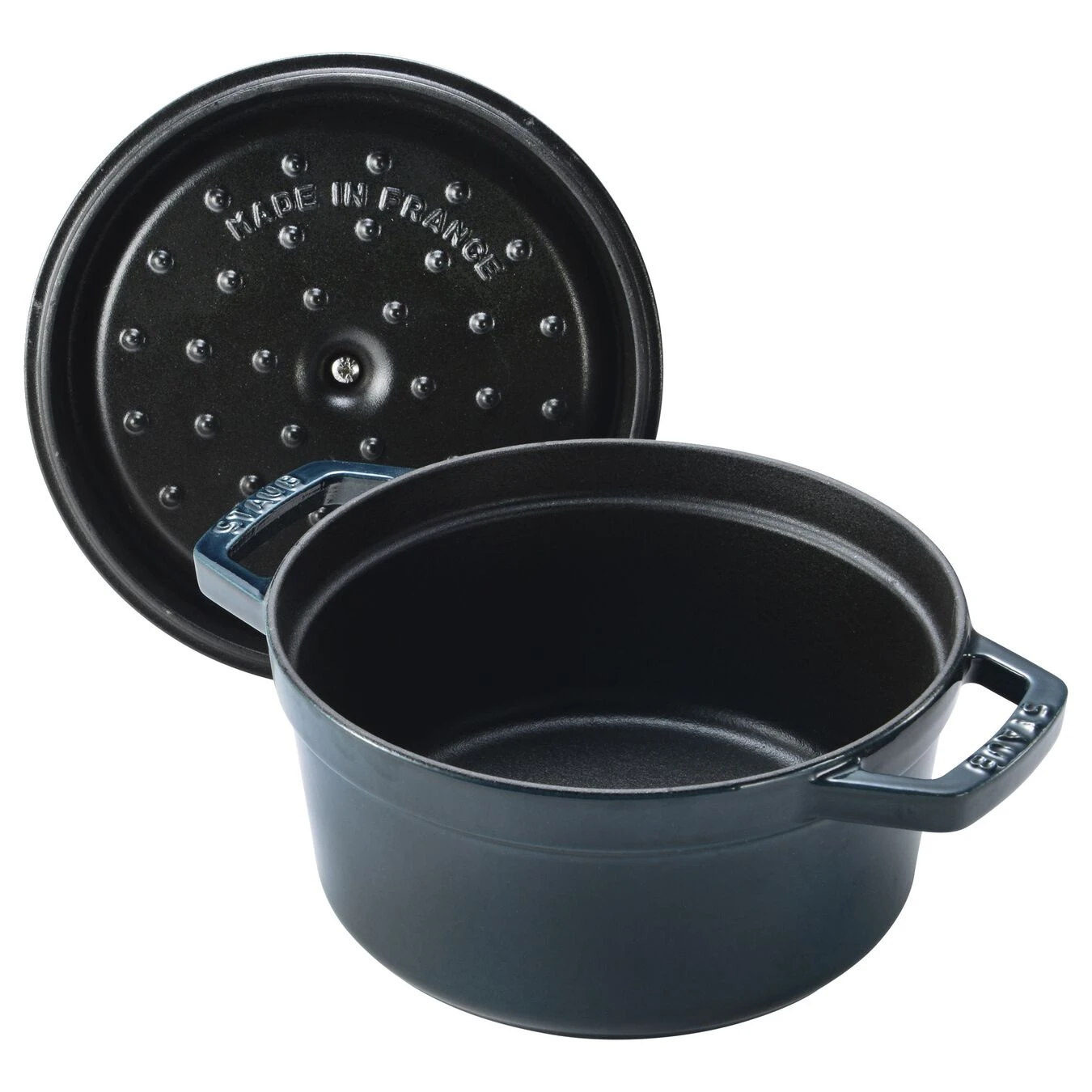 Staub Cocotte 20 Cm, Rund, La-Mer, Gusseisen 6 Staub Cocotte 20 Cm, Rund, La-Mer, Gusseisen – Bild 4