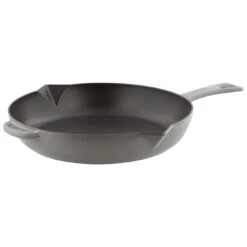 Staub Bratpfanne Mit Ausgießnase 26 Cm, Gusseisen, Graphit-Grau
