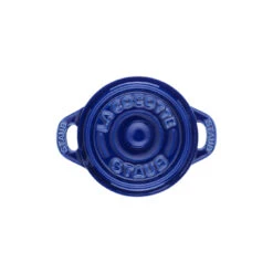 Staub Mini Cocotte 10 Cm, Rund, Dunkelblau, Keramik -Staub Geschäft 40510 786 0 7