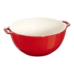 Staub Schüssel 25 Cm, Keramik, Kirsch-Rot