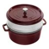 Staub Cocotte Mit Dämpfeinsatz 26 Cm, Rund, Grenadine-Rot, Gusseisen 1 Staub Cocotte Mit Dämpfeinsatz 26 Cm, Rund, Grenadine-Rot, Gusseisen -Staub Geschäft 40510600