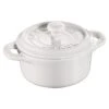 Staub Mini Cocotte 10 Cm, Rund, Reinweiß, Keramik -Staub Geschäft 40511 083 0 1