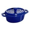 Staub Mini Cocotte 10 Cm, Oval, Dunkelblau, Keramik 2 Staub Mini Cocotte 10 Cm, Oval, Dunkelblau, Keramik -Staub Geschäft 40511 087 0 1
