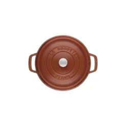 Staub Cocotte 28 Cm, Rund, Zimt, Gusseisen -Staub Geschäft 40511 295 0 2 1