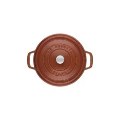 Alternative view of Staub Cocotte 26 Cm, Rund, Zimt, Gusseisen