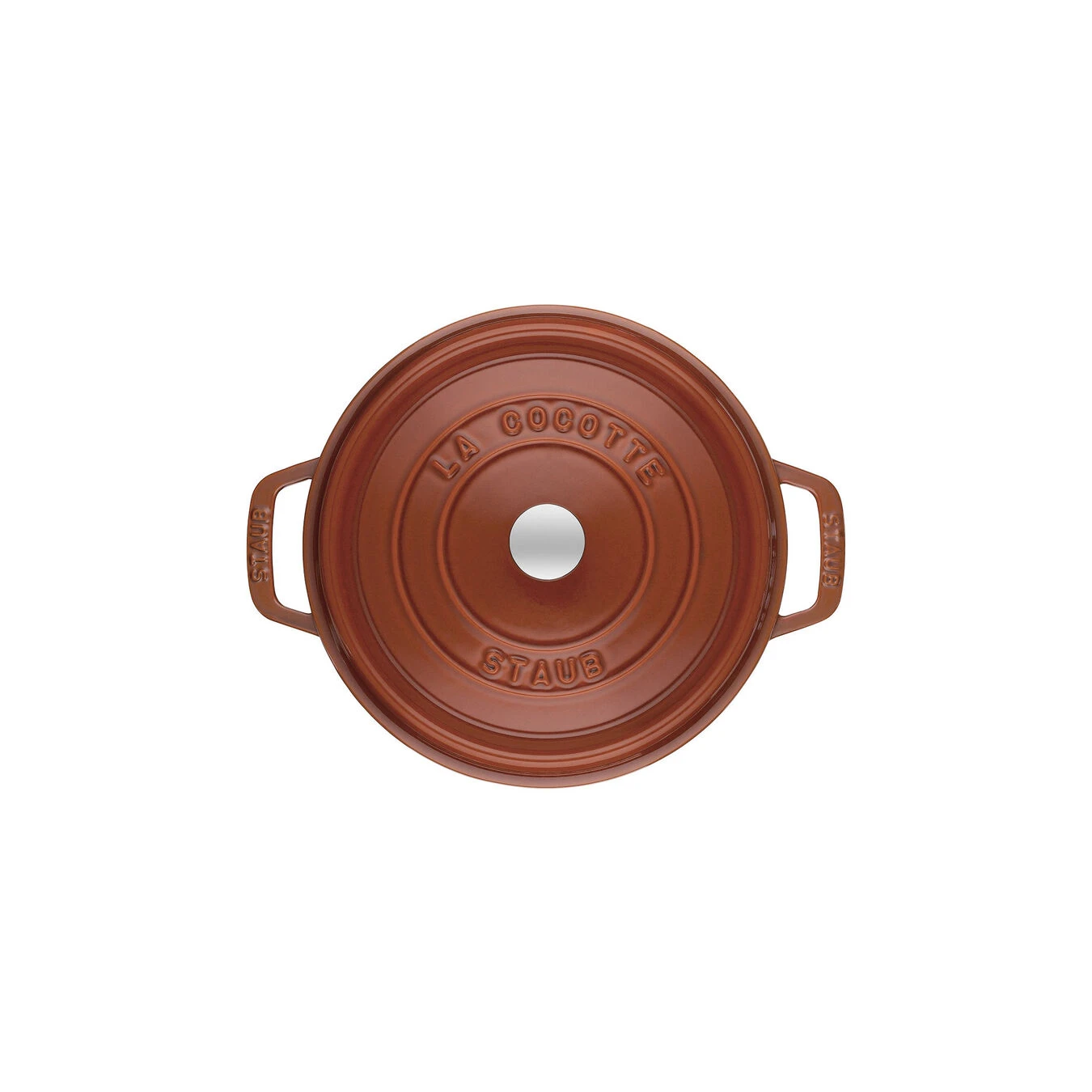 Staub Cocotte 26 Cm, Rund, Zimt, Gusseisen 4 Staub Cocotte 26 Cm, Rund, Zimt, Gusseisen – Bild 2
