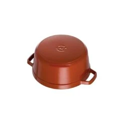 Alternative view of Staub Cocotte 24 Cm, Rund, Zimt, Gusseisen