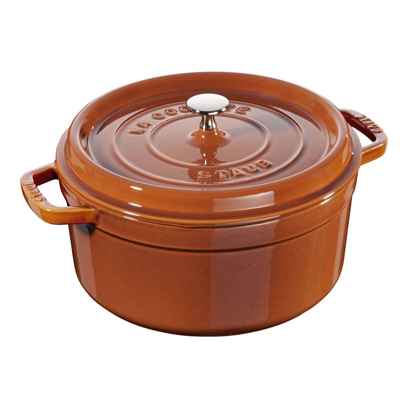 Staub Cocotte 26 Cm, Rund, Zimt, Gusseisen 3 Staub Cocotte 26 Cm, Rund, Zimt, Gusseisen