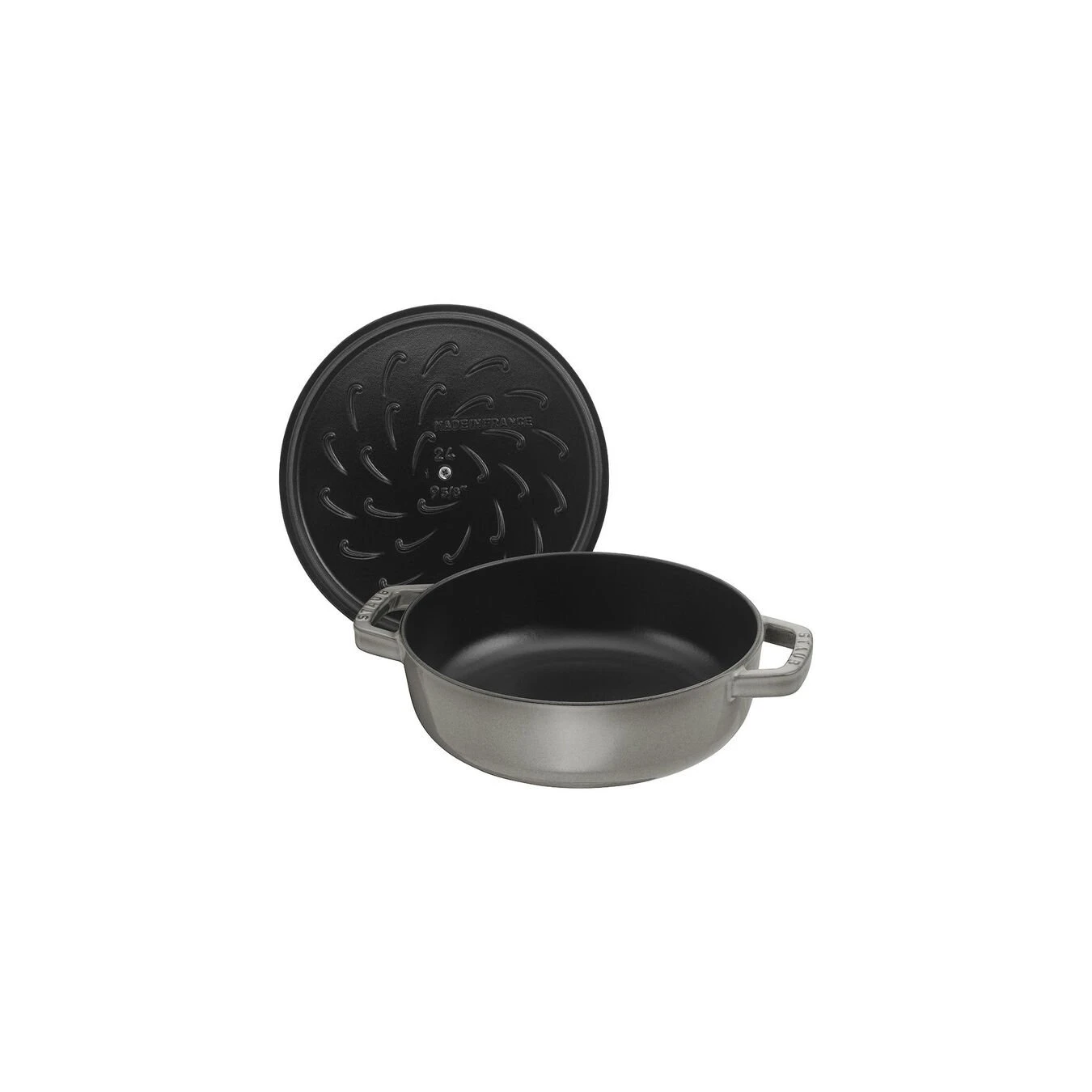 Staub Bräter Mit Chistera Drop-Structure 28 Cm, Gusseisen 4 Staub Bräter Mit Chistera Drop-Structure 28 Cm, Gusseisen – Bild 2