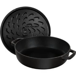 Staub Bräter Mit Chistera Drop-Structure 24 Cm, Gusseisen 13 Staub Bräter Mit Chistera Drop-Structure 24 Cm, Gusseisen -Staub Geschäft 40511 473 0 2