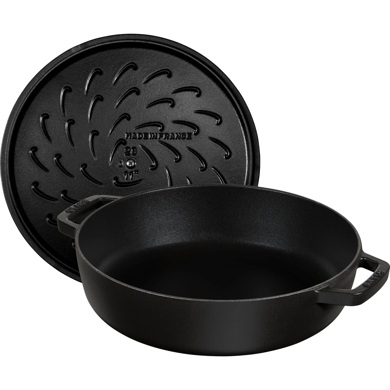 Staub Bräter Mit Chistera Drop-Structure 24 Cm, Gusseisen 8 Staub Bräter Mit Chistera Drop-Structure 24 Cm, Gusseisen – Bild 6