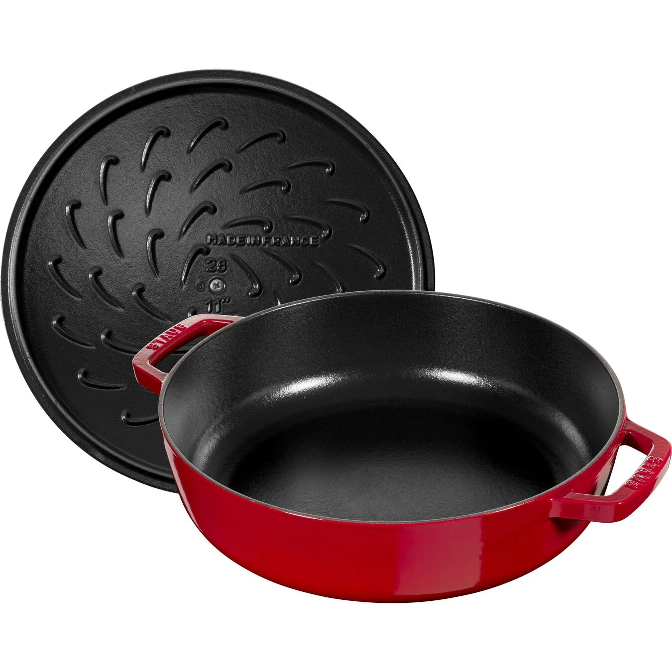 Staub Bräter Mit Chistera Drop-Structure 28 Cm, Gusseisen 6 Staub Bräter Mit Chistera Drop-Structure 28 Cm, Gusseisen – Bild 4