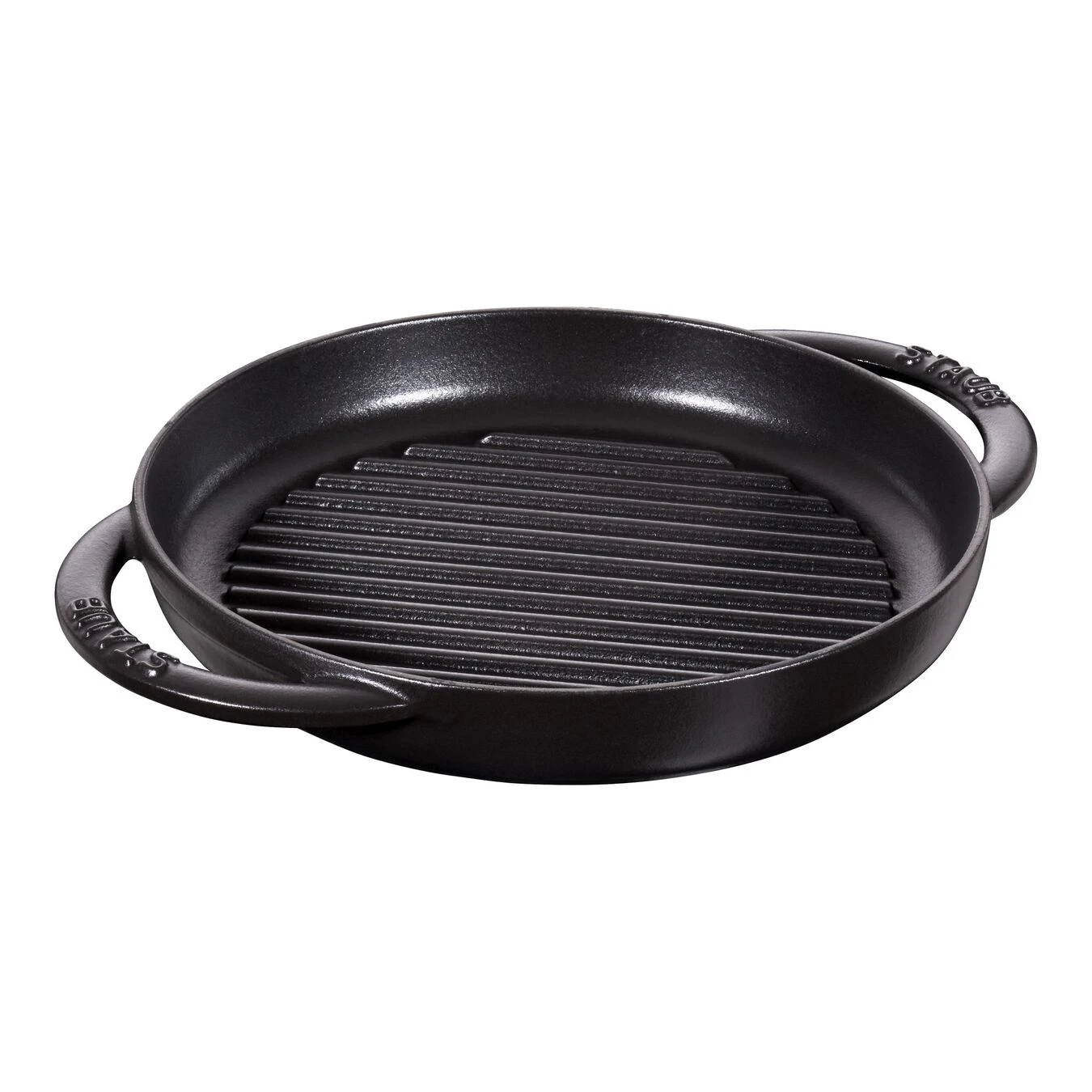 Staub Pure Grill 23 Cm, Rund, Schwarz, Gusseisen 3 Staub Pure Grill 23 Cm, Rund, Schwarz, Gusseisen