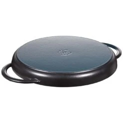 Alternative view of Staub Pure Grill 30 Cm, Rund, Schwarz, Gusseisen