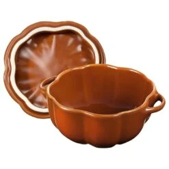 Alternative view of Staub Kürbis Cocotte 12 Cm, Kürbis, Zimt, Keramik