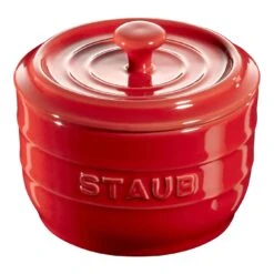 Staub Salzfass Kirsch-Rot, Keramik