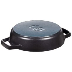 Alternative view of Staub Bratpfanne Mit 2 Griffen 20 Cm, Gusseisen, Schwarz