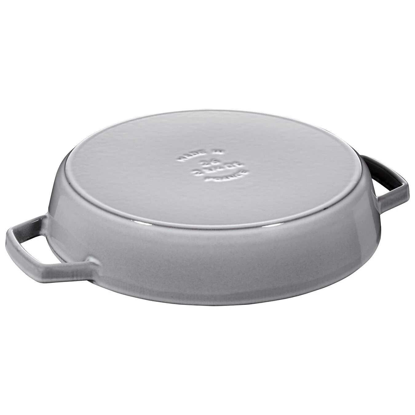 Staub Bratpfanne 26 Cm, Gusseisen, Graphit-Grau 3 Staub Bratpfanne 26 Cm, Gusseisen, Graphit-Grau – Bild 2