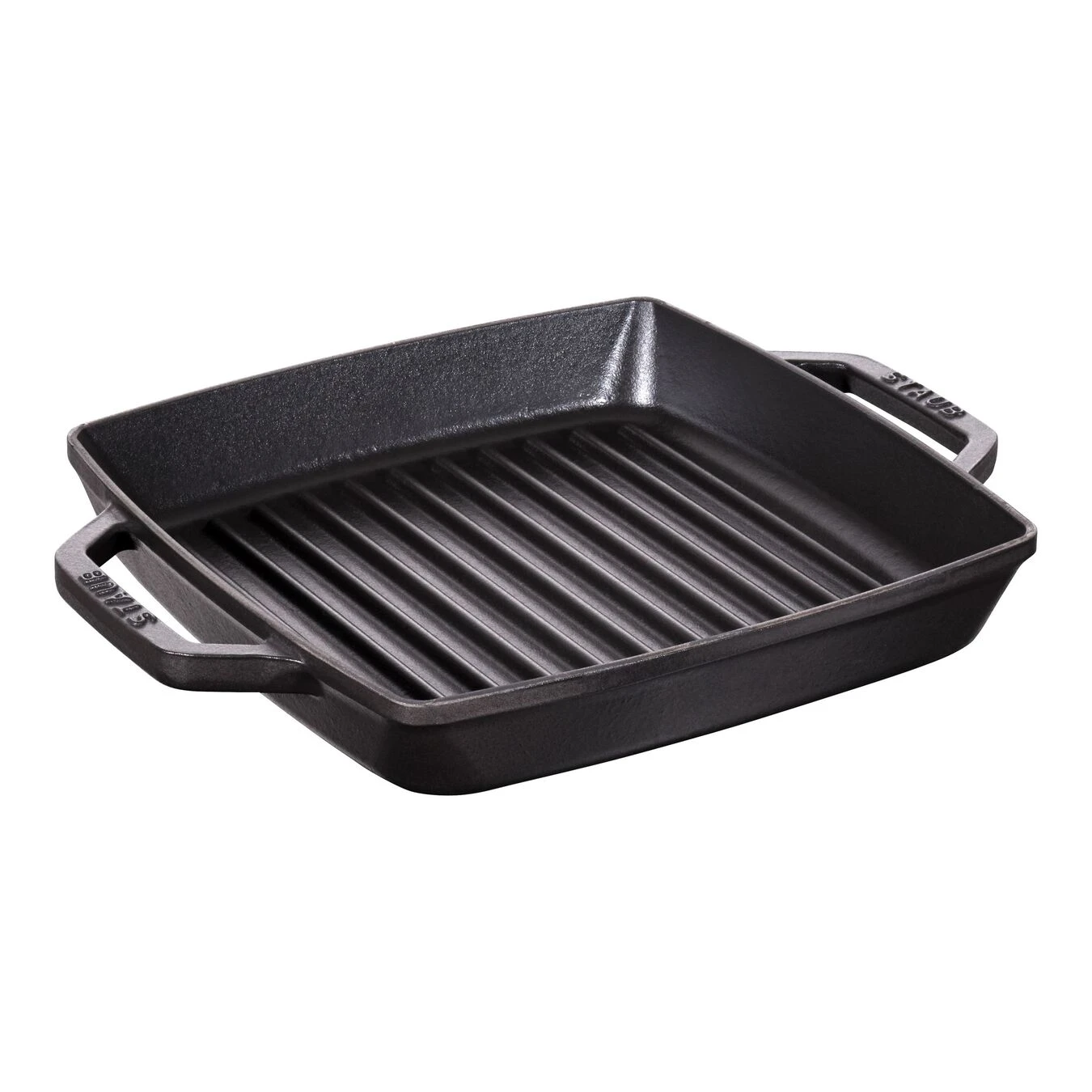 Staub Grillpfanne 23 X 23 Cm, Gusseisen, Schwarz 3 Staub Grillpfanne 23 X 23 Cm, Gusseisen, Schwarz
