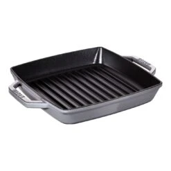 Staub Grillpfanne 23 X 23 Cm, Gusseisen, Graphit-Grau