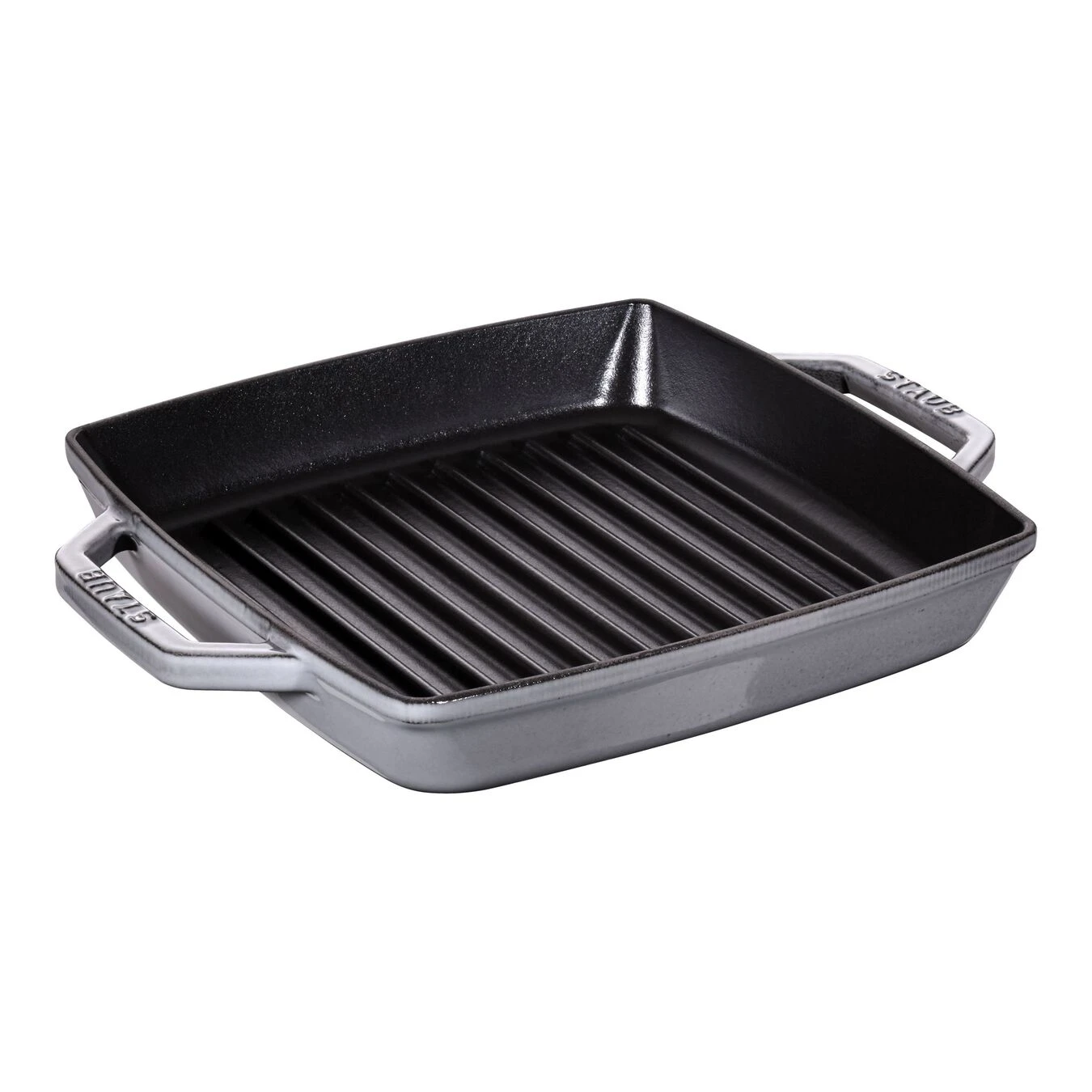 Staub Grillpfanne 23 X 23 Cm, Gusseisen, Graphit-Grau 3 Staub Grillpfanne 23 X 23 Cm, Gusseisen, Graphit-Grau