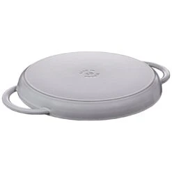 Alternative view of Staub Pure Grill 30 Cm, Rund, Graphit-Grau, Gusseisen