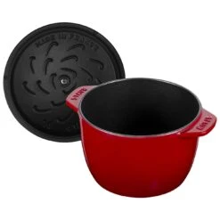 Staub Reis-Cocotte 16 Cm, Rund, Kirsch-Rot, Gusseisen 10 Staub Reis-Cocotte 16 Cm, Rund, Kirsch-Rot, Gusseisen -Staub Geschäft 40511 828 0 4