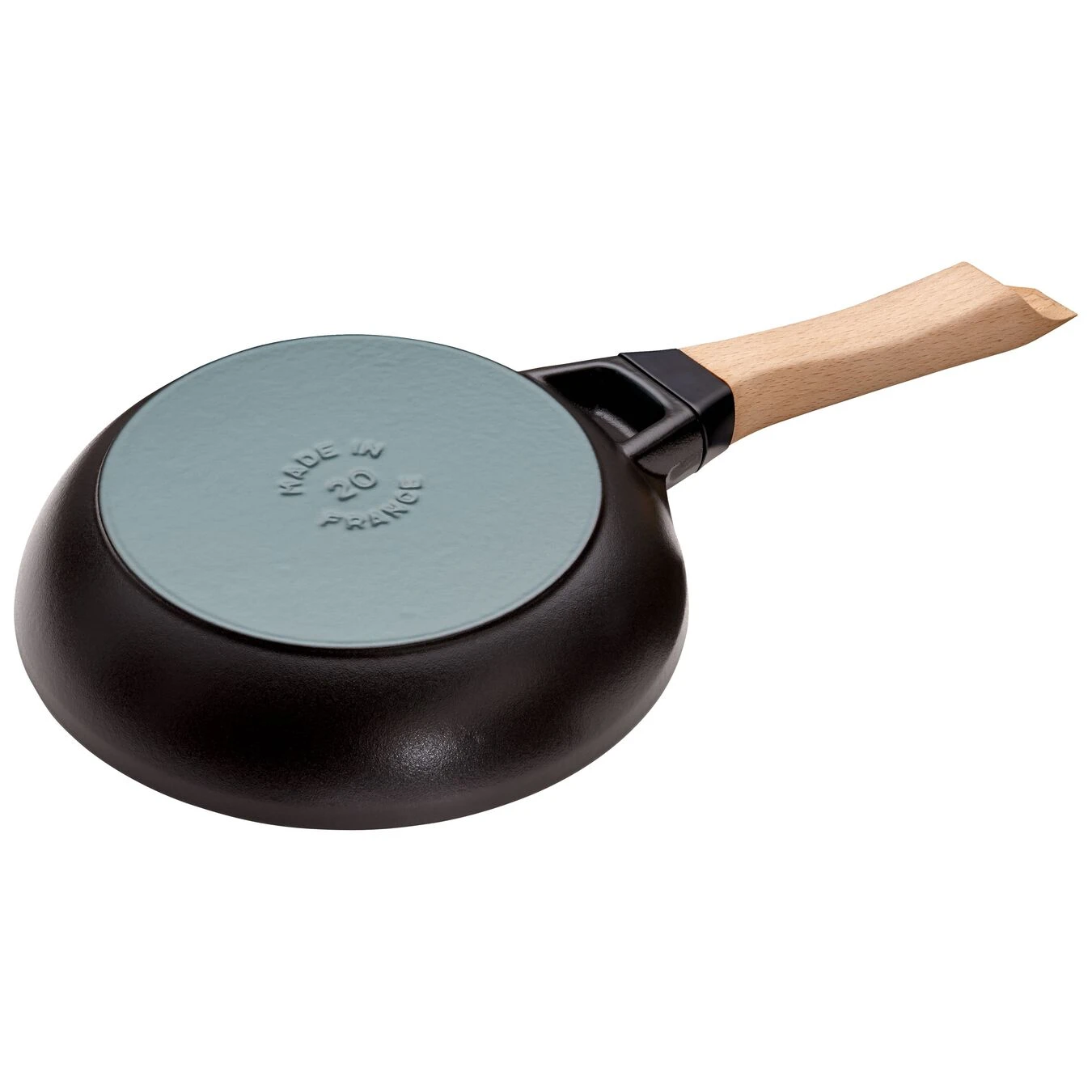 Staub Bratpfanne Mit Holzgriff 20 Cm, Gusseisen, Schwarz 4 Staub Bratpfanne Mit Holzgriff 20 Cm, Gusseisen, Schwarz – Bild 2