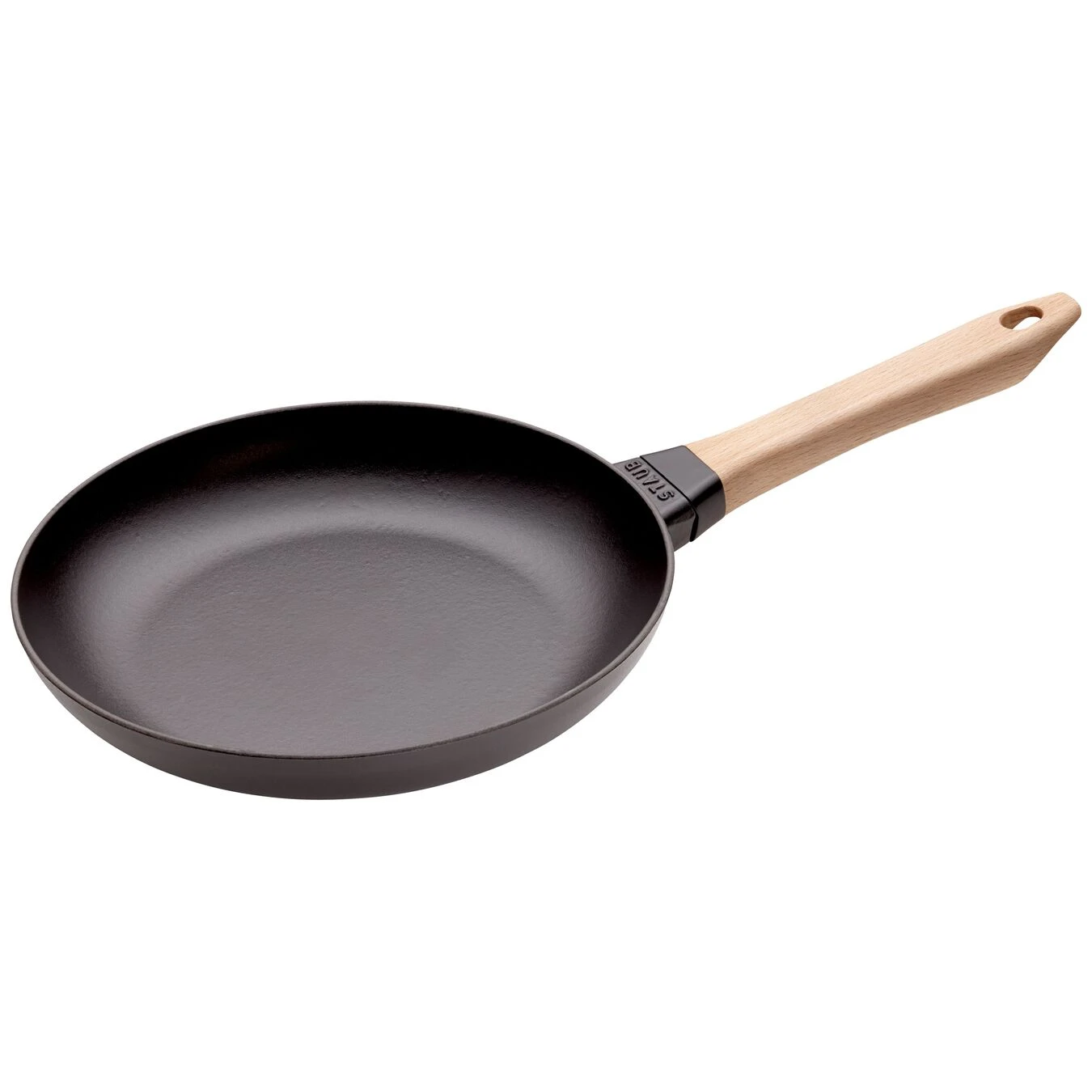 Staub Bratpfanne Mit Holzgriff 26 Cm, Gusseisen, Schwarz 3 Staub Bratpfanne Mit Holzgriff 26 Cm, Gusseisen, Schwarz