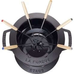 Staub Fondue Set 20 Cm, Schwarz 12 Staub Fondue Set 20 Cm, Schwarz -Staub Geschäft 40511 972 0 3