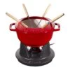 Staub Fondue Set, 18cm, Kirschrot Innen Cremefarben 18 Cm, Kirsch-Rot 2 Staub Fondue Set, 18cm, Kirschrot Innen Cremefarben 18 Cm, Kirsch-Rot -Staub Geschäft 40511 974 0 1