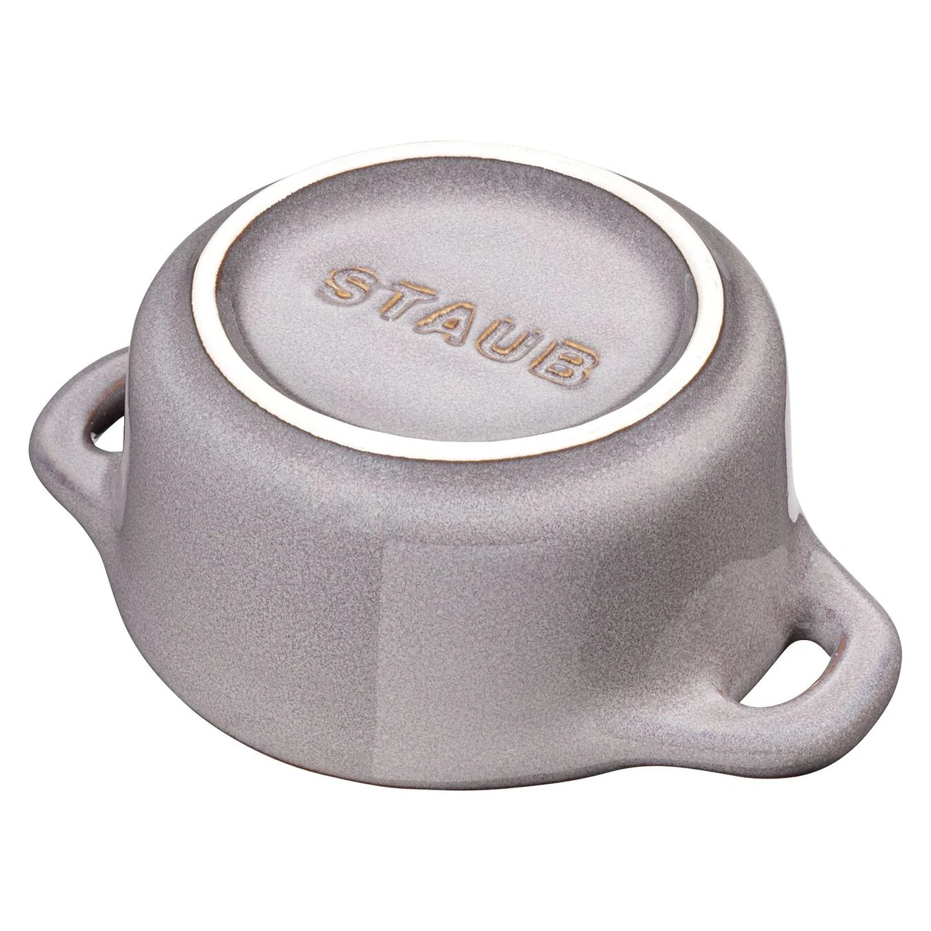 Staub Mini Cocotte 10 Cm, Rund, Antik-Grau, Keramik 4 Staub Mini Cocotte 10 Cm, Rund, Antik-Grau, Keramik – Bild 2