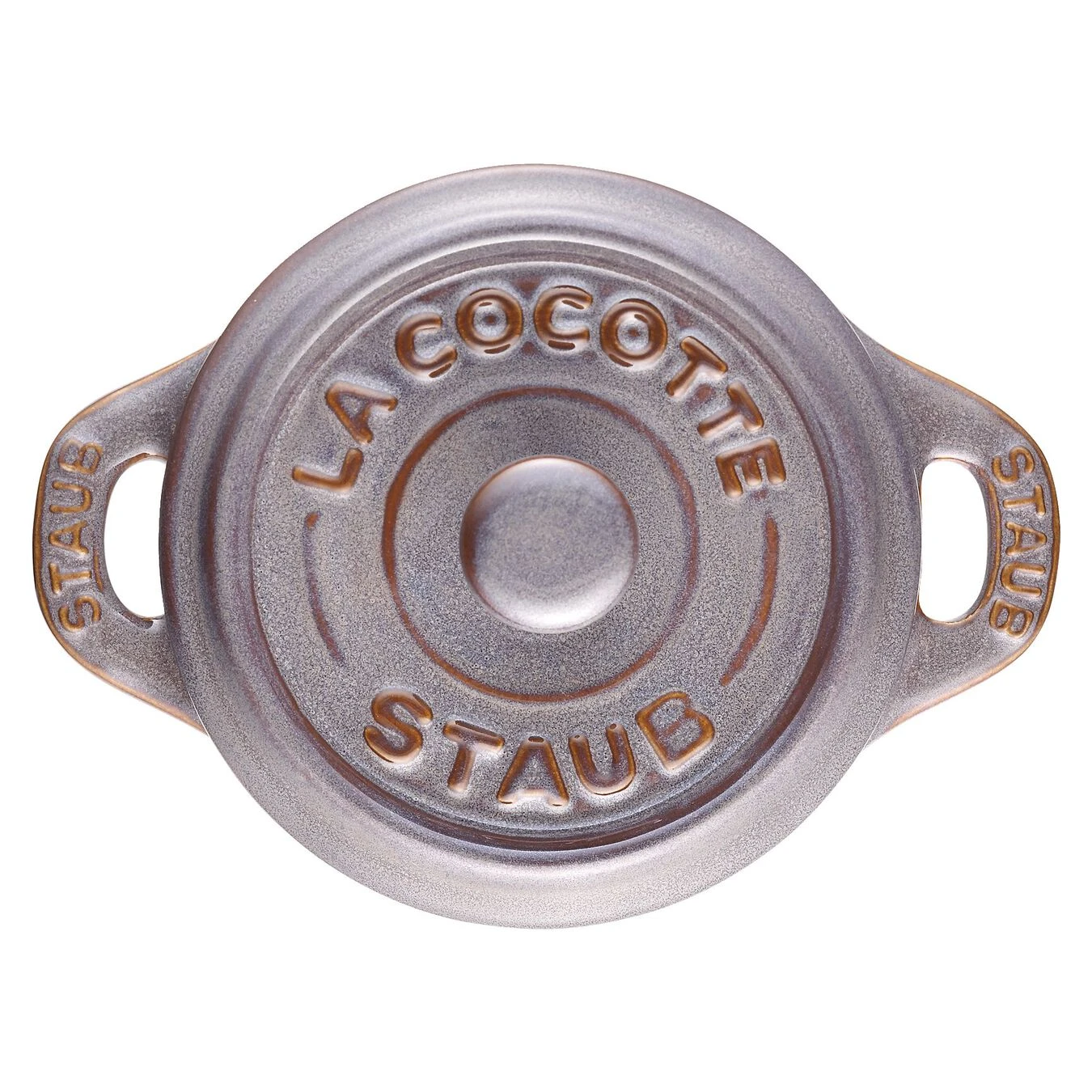 Staub Mini Cocotte 10 Cm, Rund, Antik-Grau, Keramik 5 Staub Mini Cocotte 10 Cm, Rund, Antik-Grau, Keramik – Bild 3