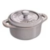 Staub Mini Cocotte 10 Cm, Rund, Antik-Grau, Keramik 1 Staub Mini Cocotte 10 Cm, Rund, Antik-Grau, Keramik -Staub Geschäft 40511 998 0 6
