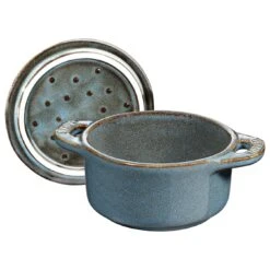 Alternative view of Staub Mini Cocotte 10 Cm, Rund, Antik-Türkis, Keramik